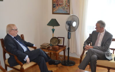 Discussion with HE Mr Tajammul Altaf Chughtai, Ambassador of the Islamic Republic of Pakistan to the Czech Republic