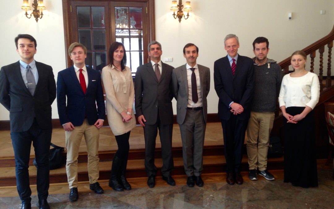 Discussion with HE Mr Ayman Mohammad Aladsani, Ambassador of Kuwait to the Czech Republic